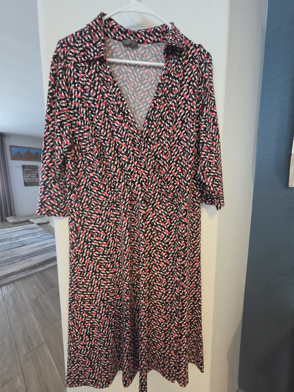 Vince Camuto Women’s Printed Midi Dress Size